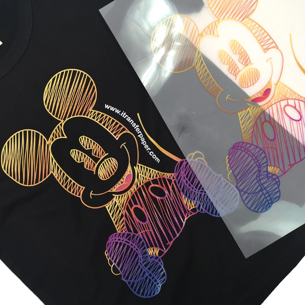 Laser Dark No Cut Transfer A+B Paper A4 A3 For Laser Printer with White Toner