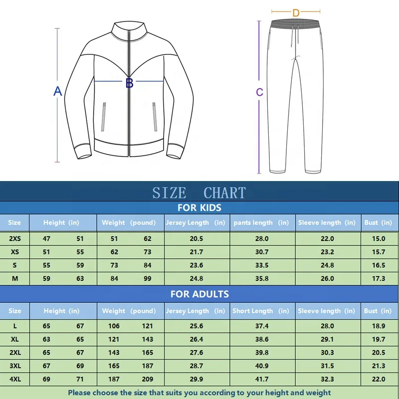 hot sale New Design Sports Tracksuits High quality Jogging Wear Jacket soccer tracksuit