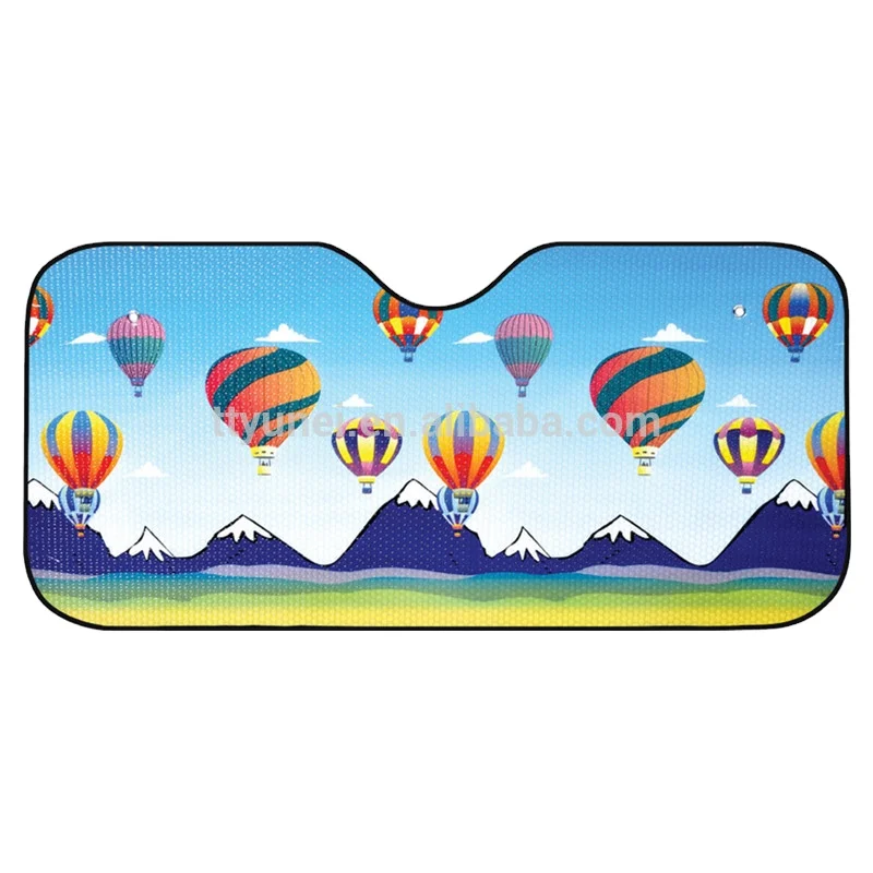 Cheaper Foldable PE Bubble Front Window Advertising Car Sunglass Shield