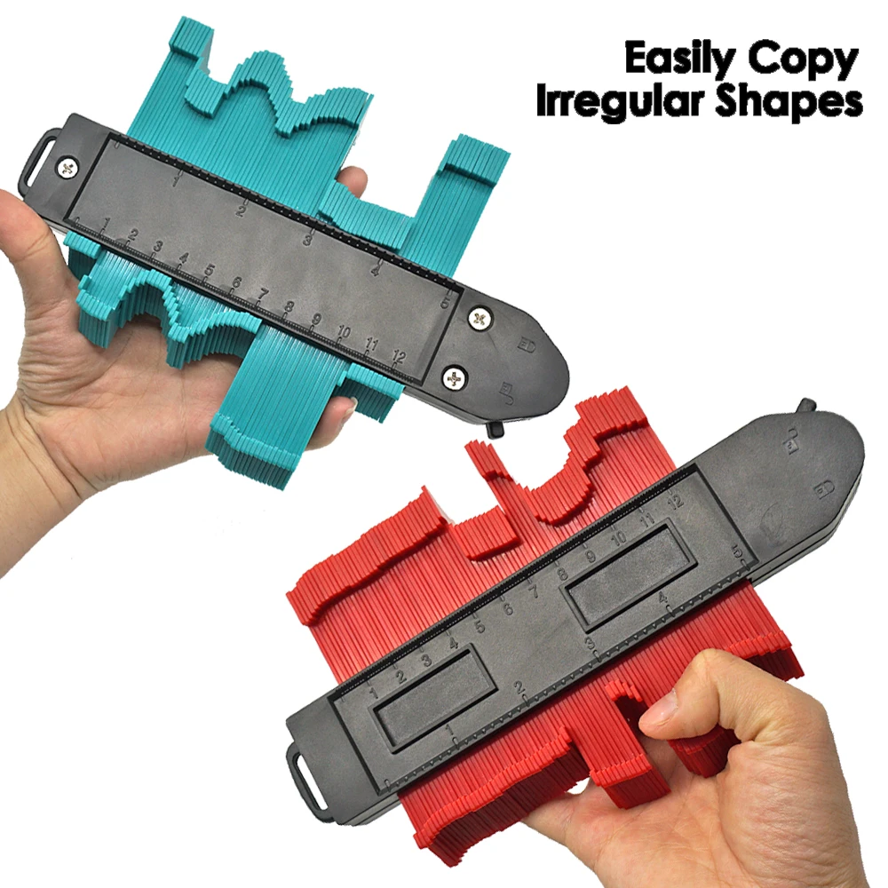 
2021 New Generation Durable ABS material 5 Inch with Lock Plastic Contour Gauge 