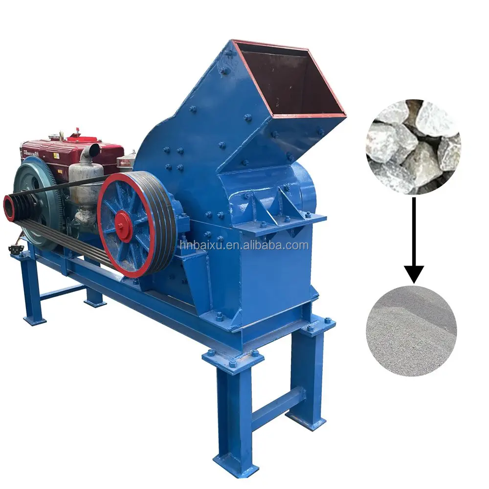 Factory Supply Small And Medium 10-15t/H Concrete Hammer Sand Making Machine Mining Stone Special Hammer Crusher