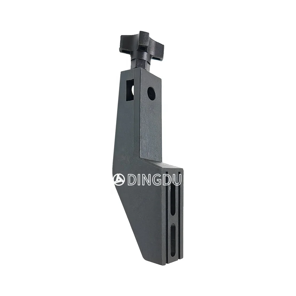 HLZJ-E Plastic Guide Rail Little Bracket with M6 Star Hand Knob Tightening Screw for 12MM