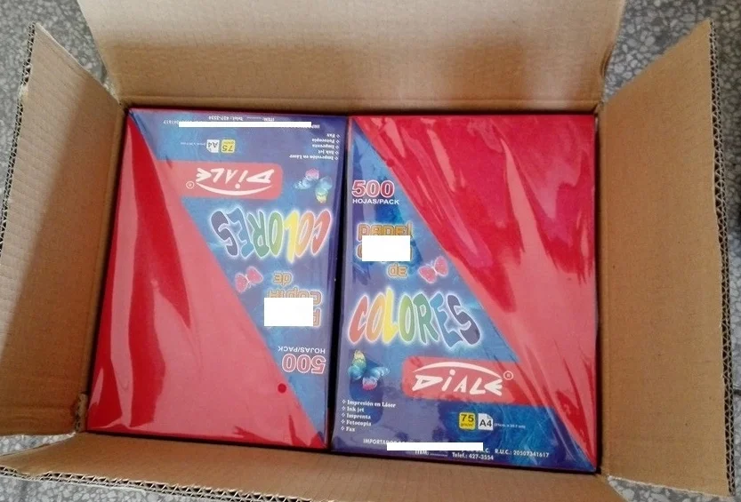 
coloured A4 paper binding covers leather grain 