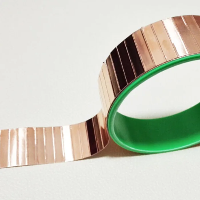 Customized Conductive EMI 0.05mm Double Sided Copper Foil Tape with Conductive Adhesive
