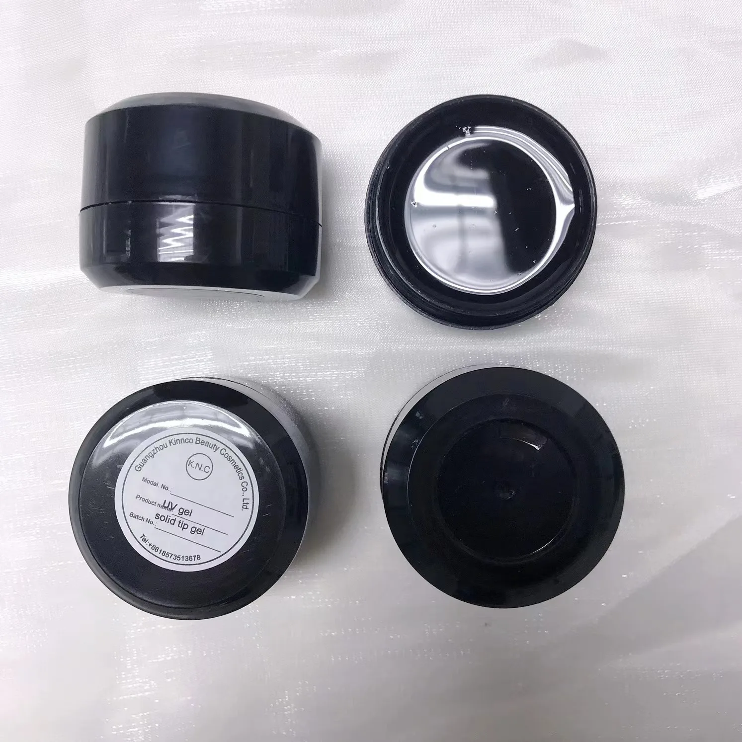 Solid Tip Gel for Press On Nail Solid Glue Gel for nail extension Newest Solid glue gel transparent Soak Off 15g/jar