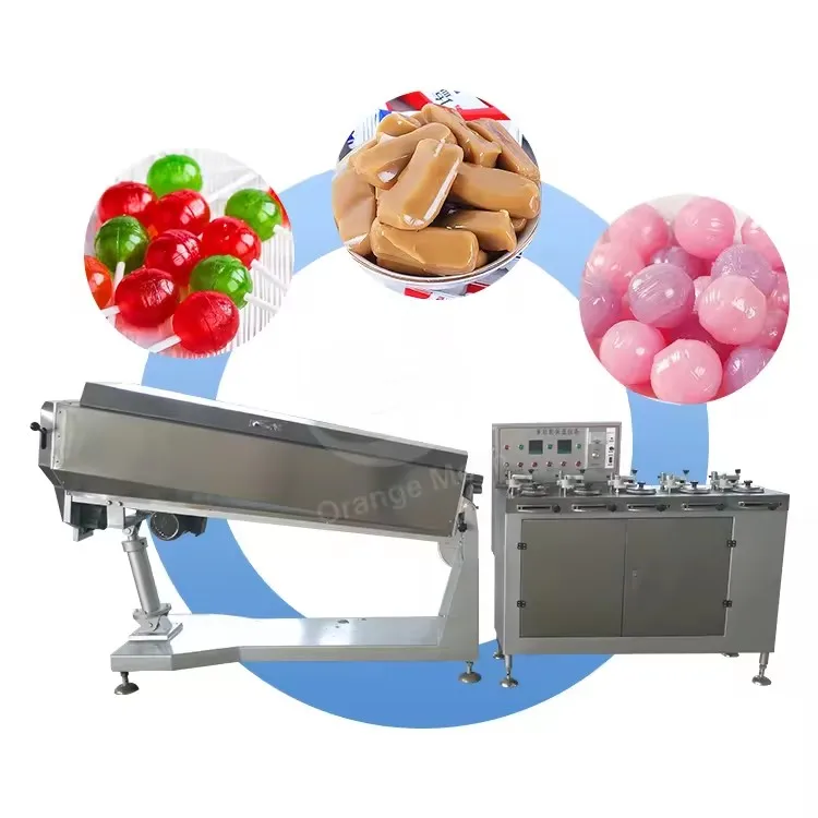 Fully Automatic Sweet Hard Lollipop Candy Depositing Multi Function Lollipop Production Line Lollipop Making Machine