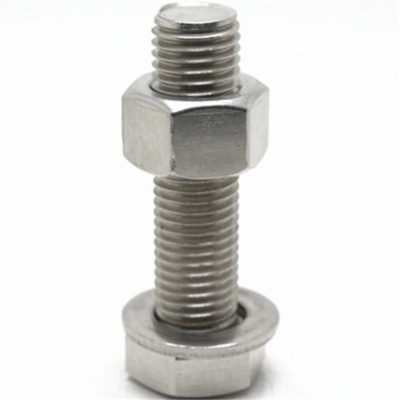 High quality M4 M10 A2-70 stainless steel hex bolt and nut DIN933 DIN934
