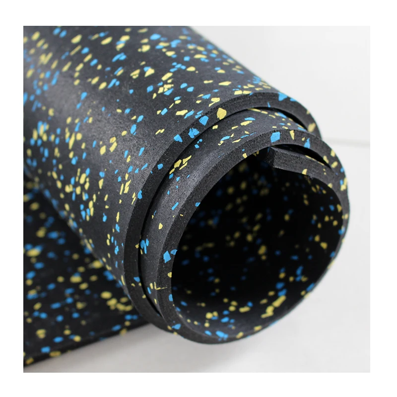 6mm 7mm 8mm Gym flooring roll of rubber flooring mat