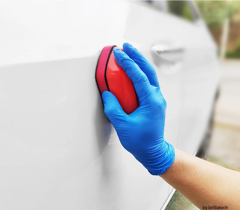 Customize Magical Clay Bar With Sponge Car Detailing Tools Paint Care Car Washing Cleaner Car Clay Pad Brilliatech BT-6046P1M
