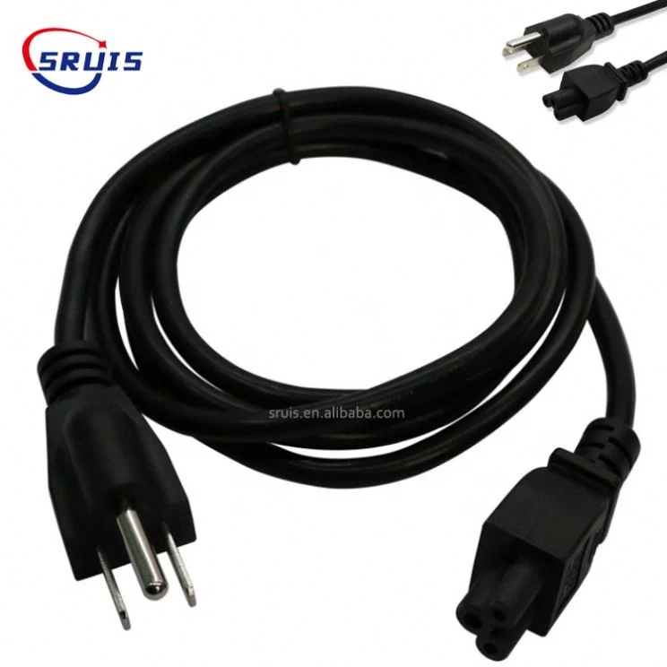 Американский Стандарт NEMA 1-15P 2-контактный разъем для IEC C7 фигурка 8 250V TV power lead