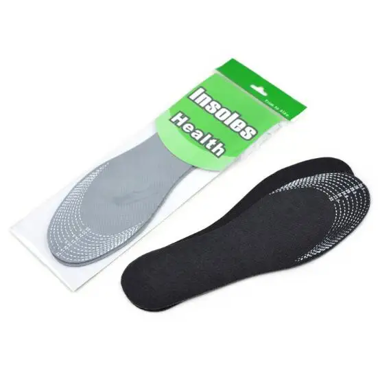Bamboo Charcoal shoes insoles breathable anti-slip sport  deodorant insole