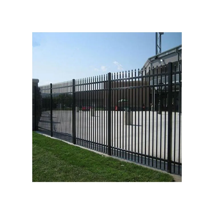 Factory Price Modern Steel Metal Fence Waterproof Palisade Fence For Outdoor