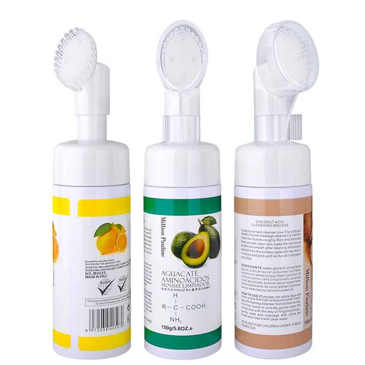 Wholesale Facial Mousse High Quality Moisturizing Makeup Remove Facial Foam Exfoliate Mousse