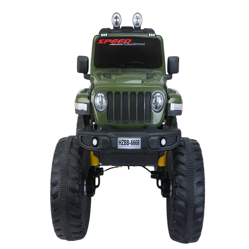 Музыкальная крутая Детская электрическая игрушка с дистанционным управлением 2,4 ГГц, многофункциональная резиновая колесо, табурет для животных, детская машинка для катания