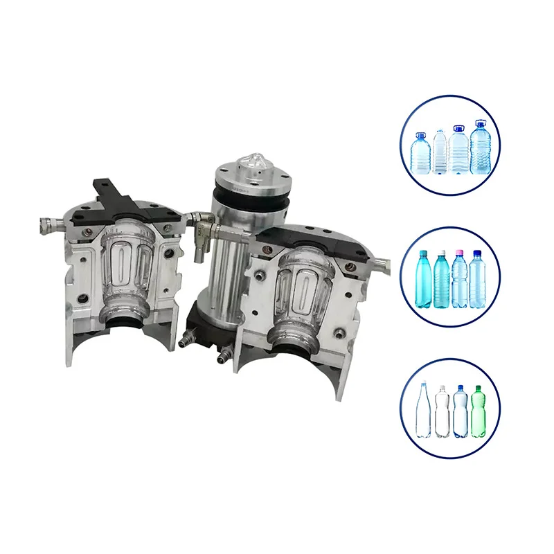 Factory Direct Custom Aseptic filling 2 Cavities 500ml Plastic Bottle Blowing Moulds