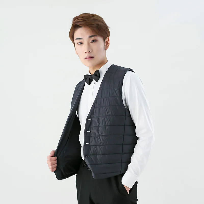 Battery Heating Waistcoat Suit Vest For Men OEM ODM Graphene Electric Heating Clothes