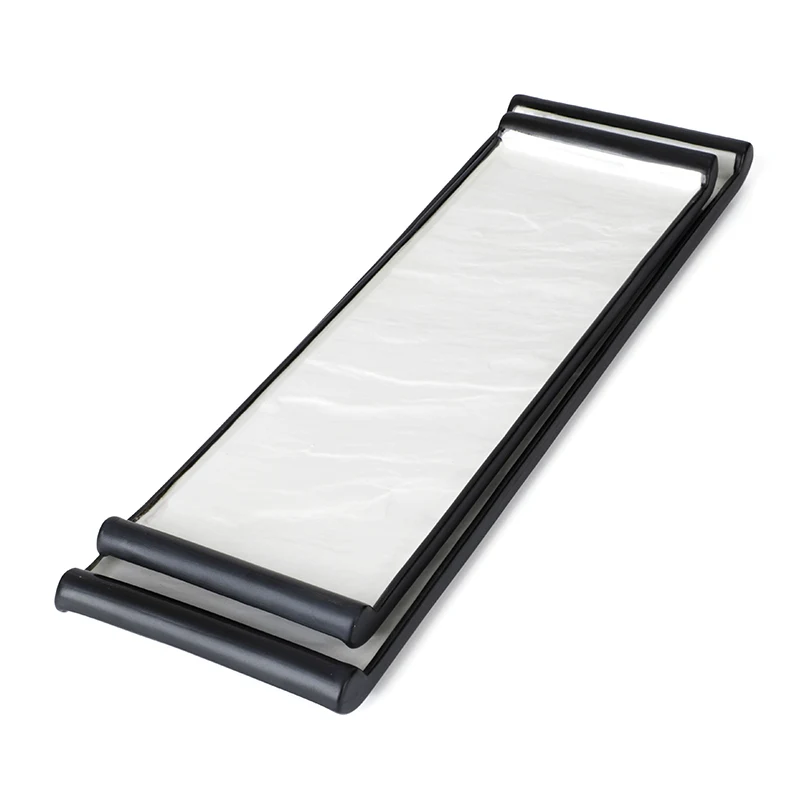 28Ceramics Chinese Factory Wholesale Ceramic Cater Plate for Japanese Restaurant Black Porcelain Sushi Plates*