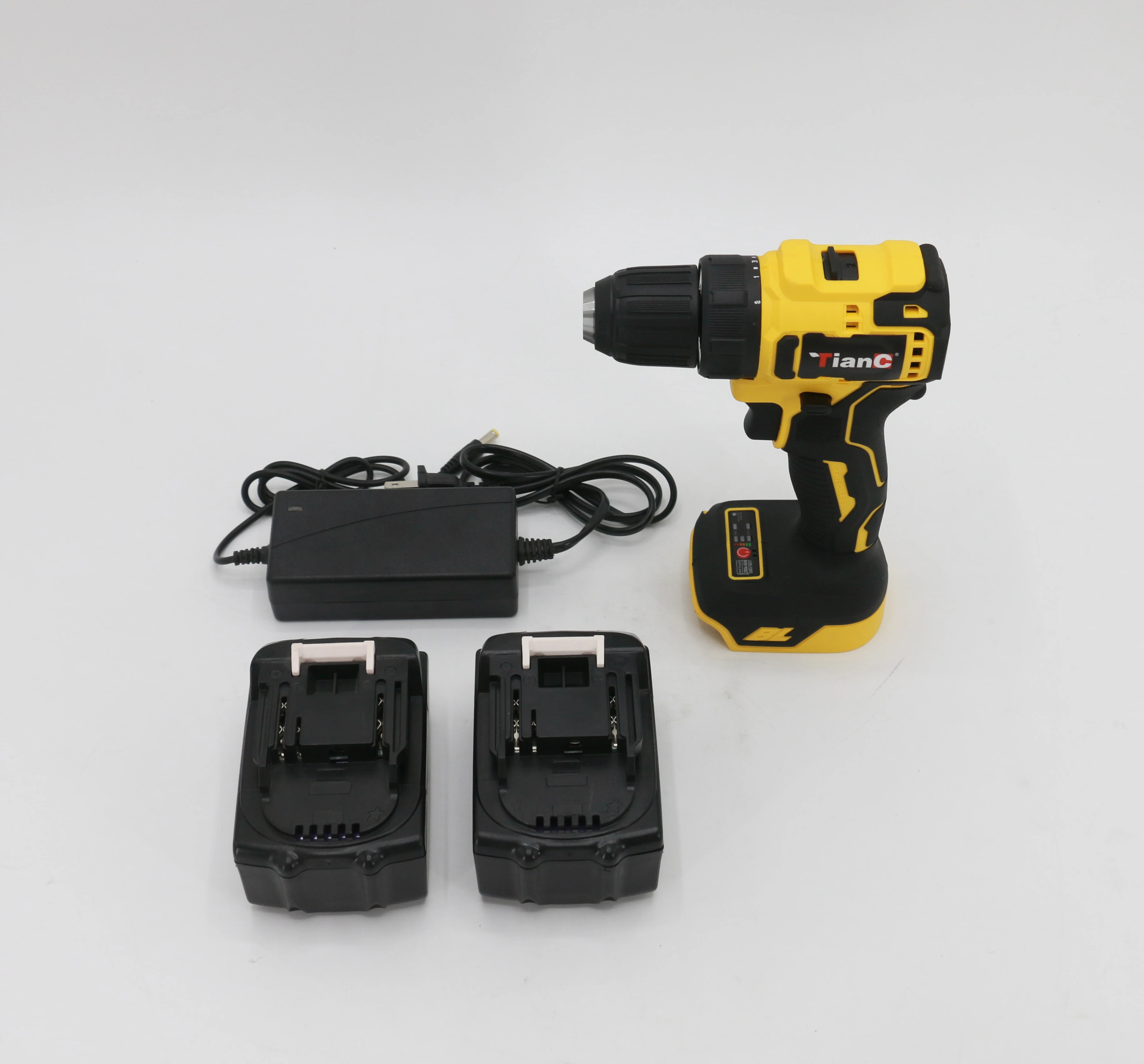 Factory Sales Brushless Motor 2-Speed Cordless Hammer Drill With Soft Start Function