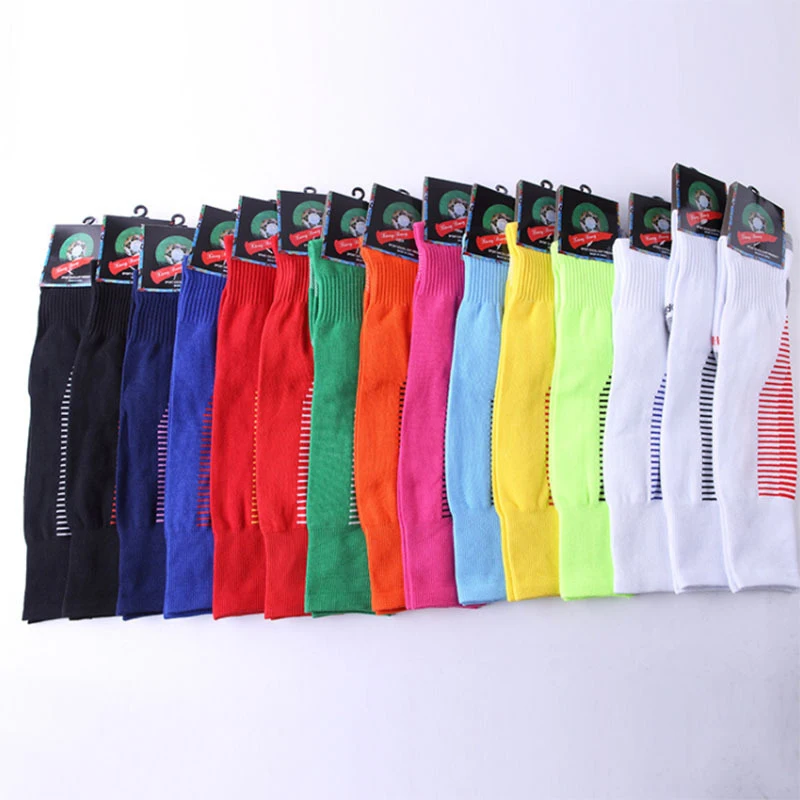 Towel Soled Long Soccer Socks Mens Stockings Non-slip Sports Grip Sock Football Custom Logo Socks Manufacturer Wholesale