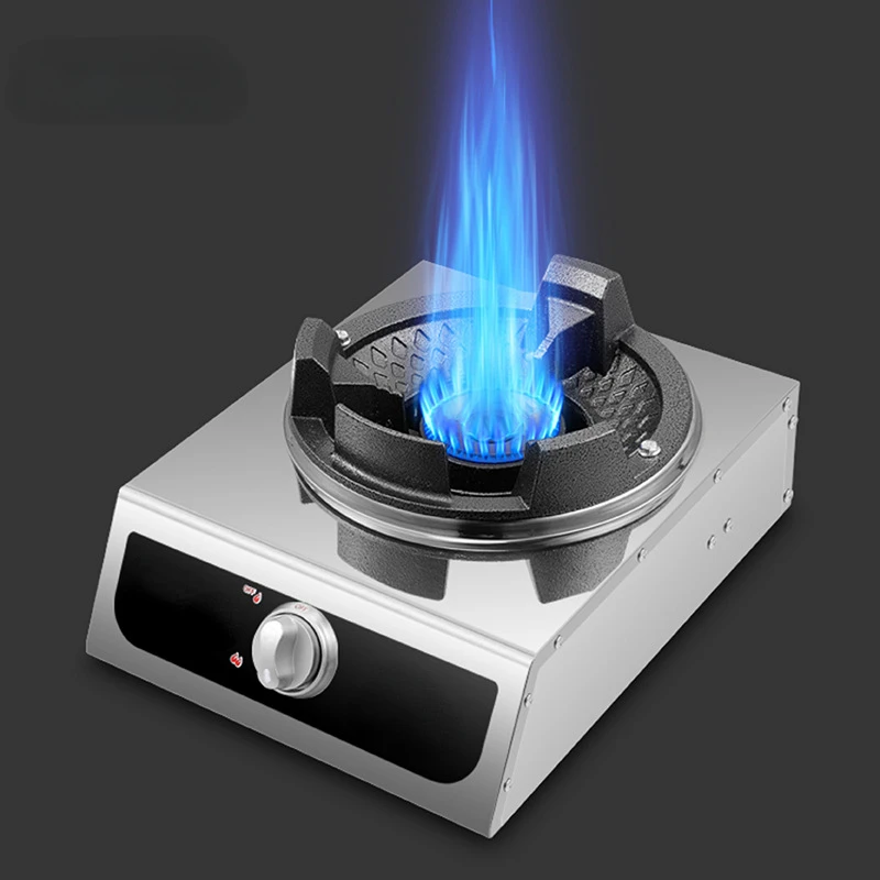 High Pressure Double  Fierce Commercial Gas Stove Fierce Stove Bench Double Gas Stove