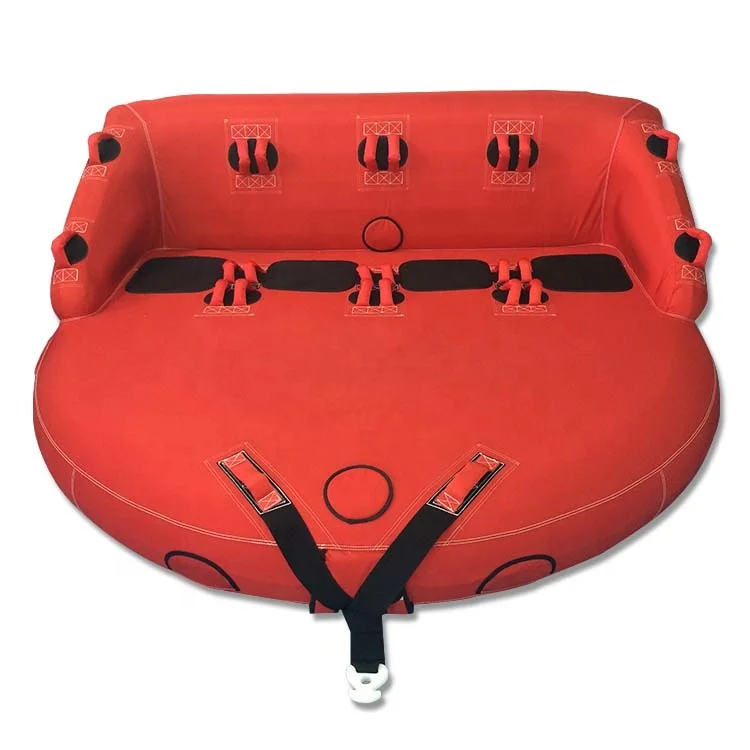 Commercial 4 Person Inflatable Towable Sofa or Couch Tube For Watersports