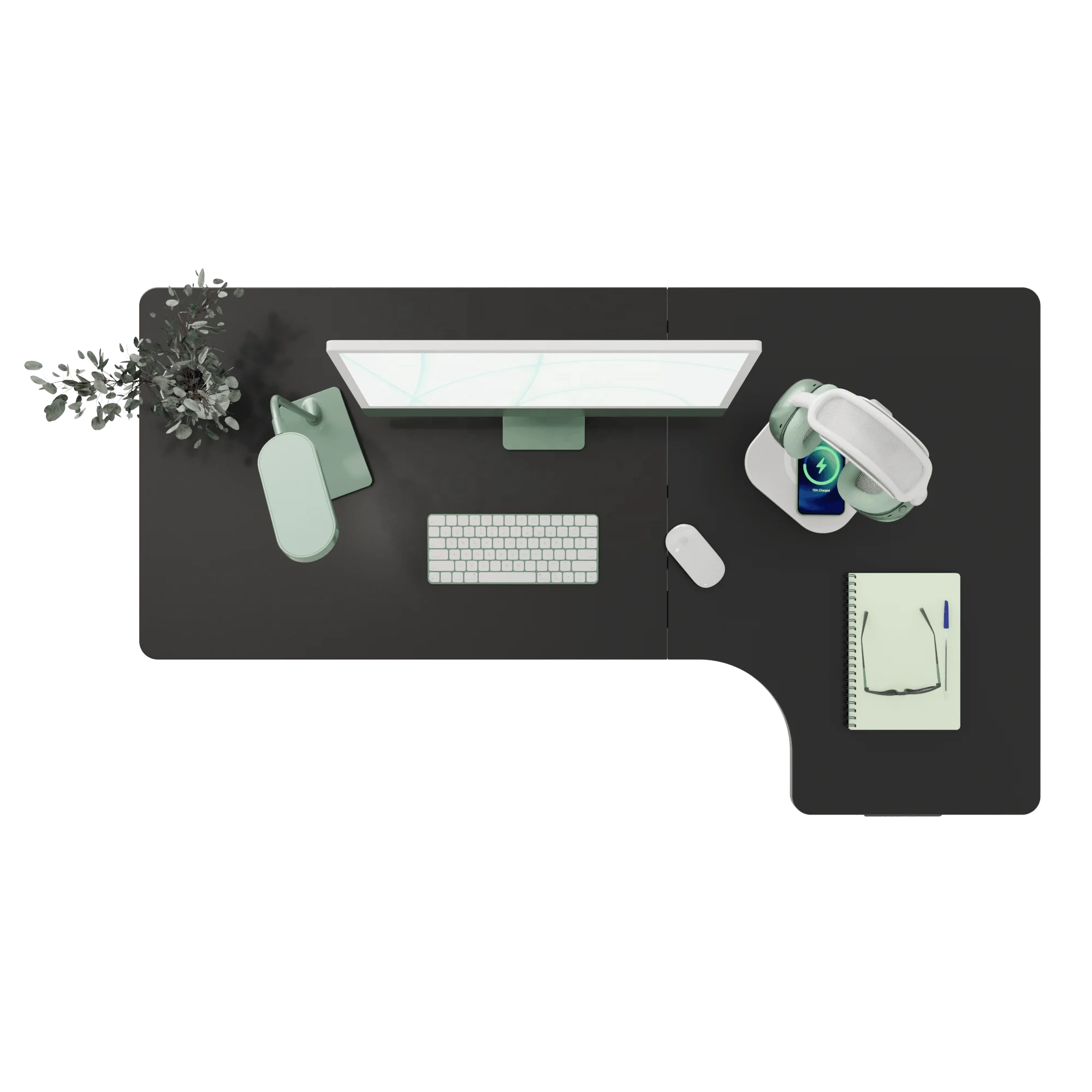 V-mounts Electric dual motors sit to stand desk for home office with Anti-collision function VM-JSD2-02-L1