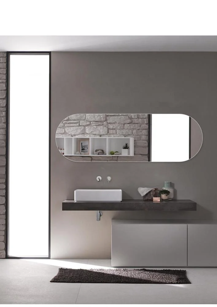 MOK Explosion proof  Glass Frameless Silver Mirror