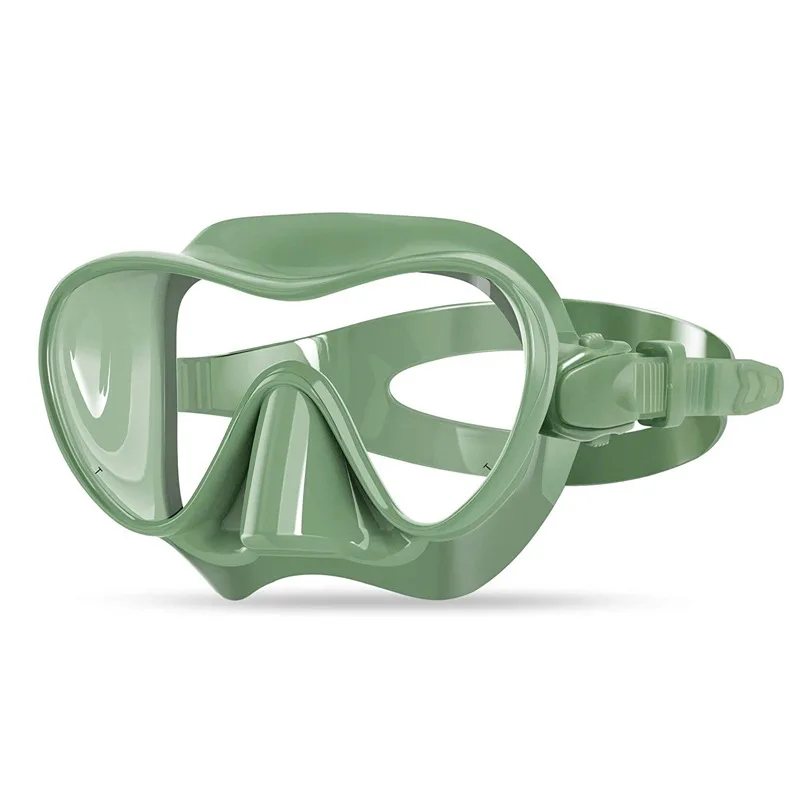 Professional Snorkeling  Diving  with Anti-Fog Coated Glass Purge Valve and Anti-Splash Silicon Mouth Piece for Men Women