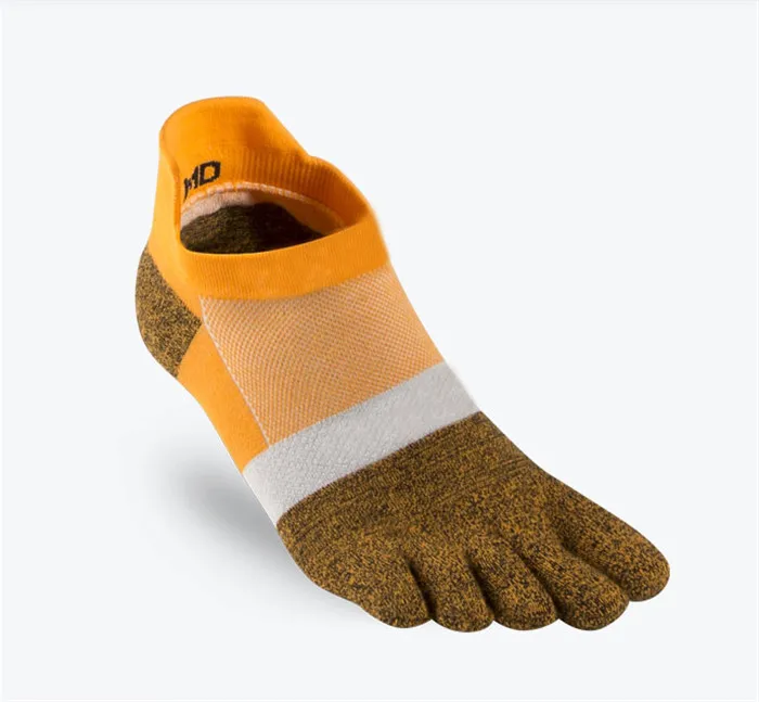 Five Finger Toe Ankle Socks Fashion Logo Design Coolmax Sport Custom Wholesale Men Knitted Grip Socks Moisture 1pair/opp Bag