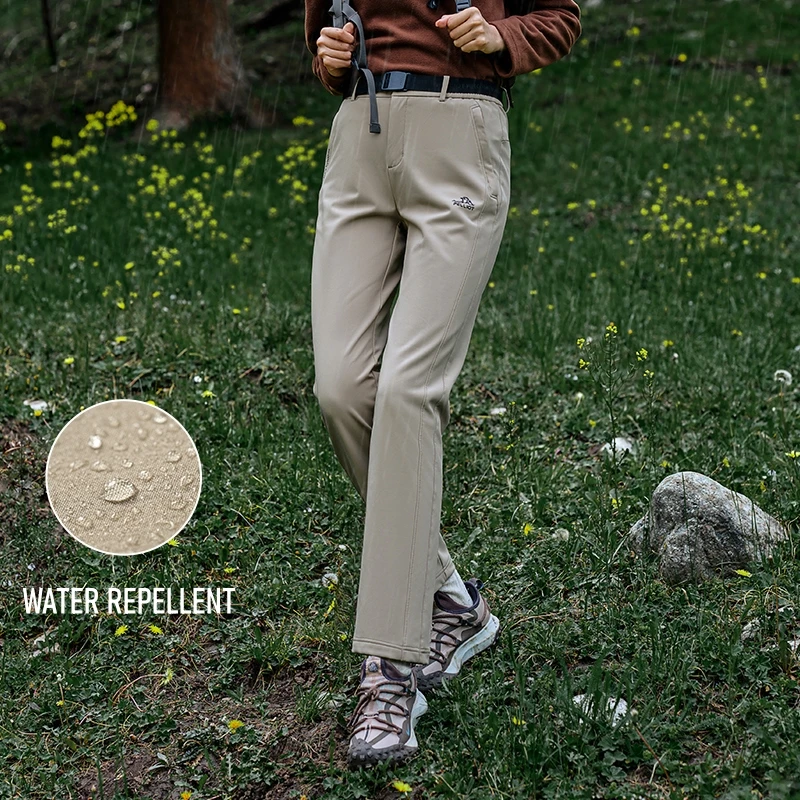 New Collection Pelliot men windbreaker water repplent hiking trousers women mountain softshell pants with four way stretch warm