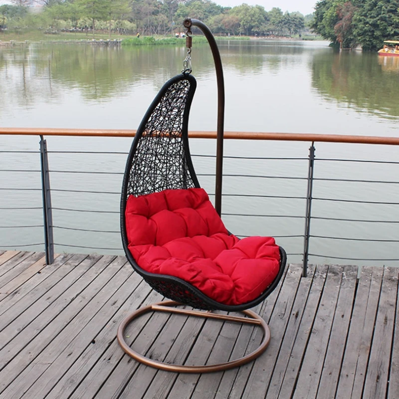 Cheap price maple leaf shape outdoor hanging swing chair
