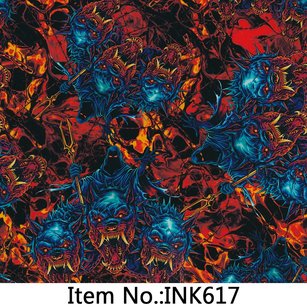 INK617 liquid image pva water transfer printing film, cubic hydrographics