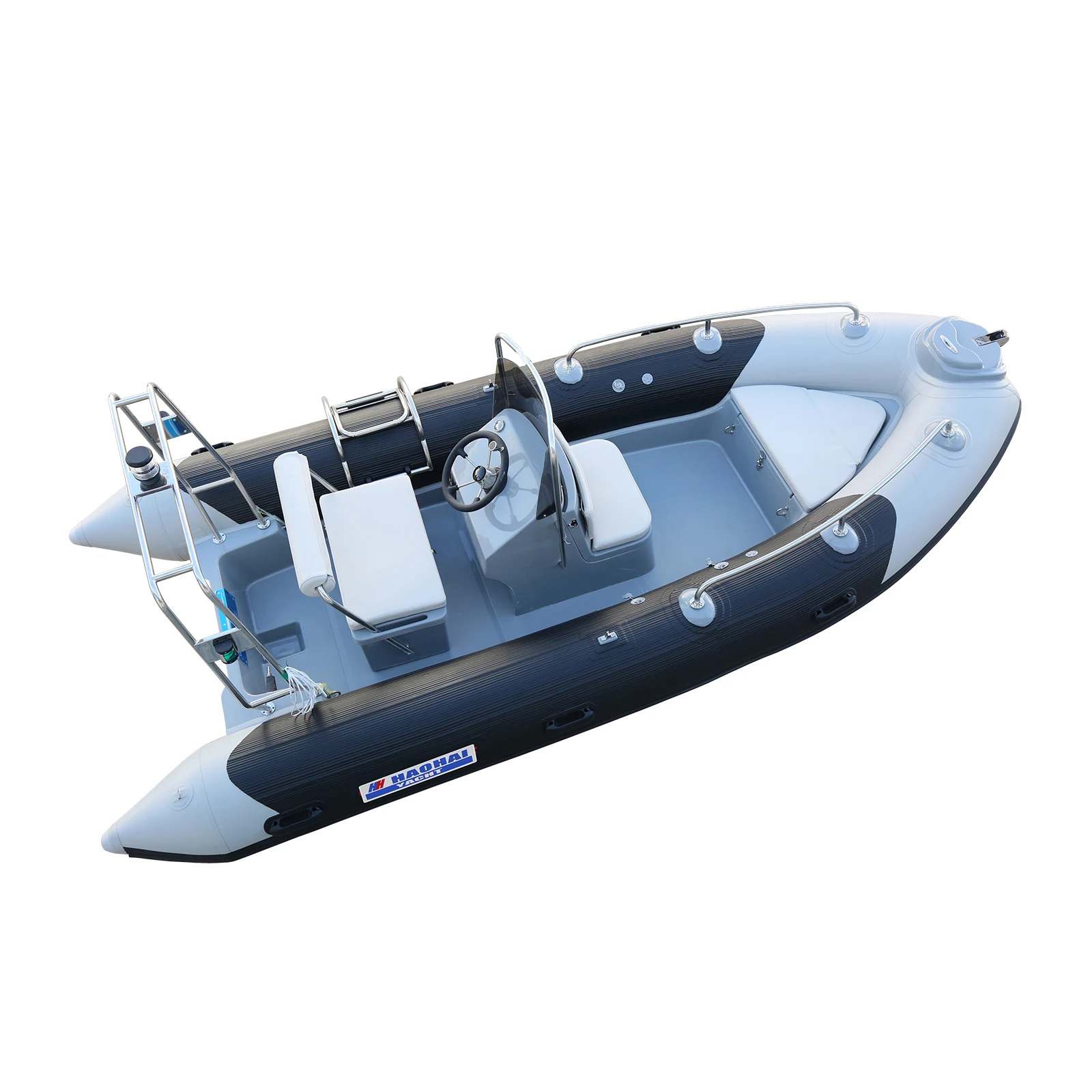 Luxury Ce Rowing Yacht Rib Fishing Kayak and Drifting Speed Vessel Jet Sailing Rib Boat with Motor Pontoon Raft
