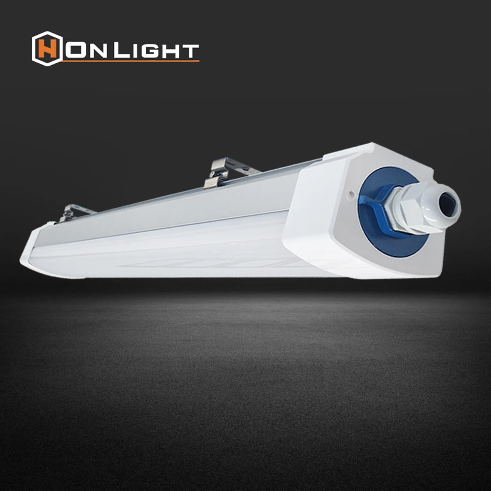 40W 3F Hanging Fluorescent IP66 90cm Led Tunnel Light Waterproof Sauna Light Fixtures For Indoor Warehouse