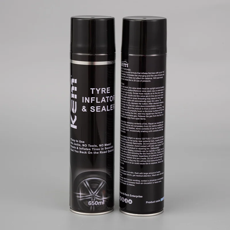 Aerosol Car Tire Inflator Tyre Puncture Repair And Fix Tire Sealer Inflator Spray For Car Care