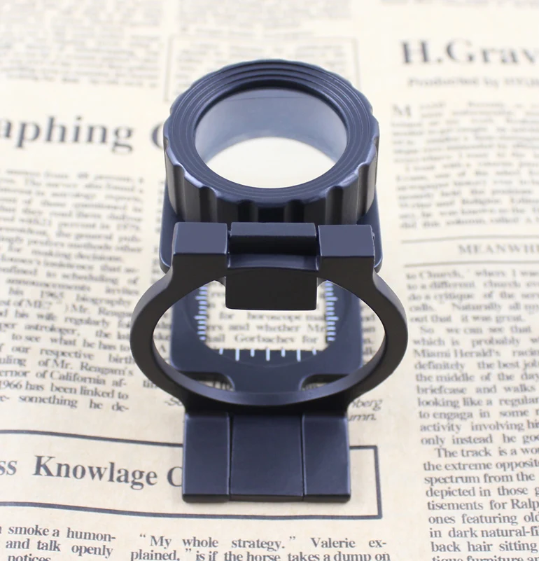 20X Full Metal Dual lens Textile fabric magnifier