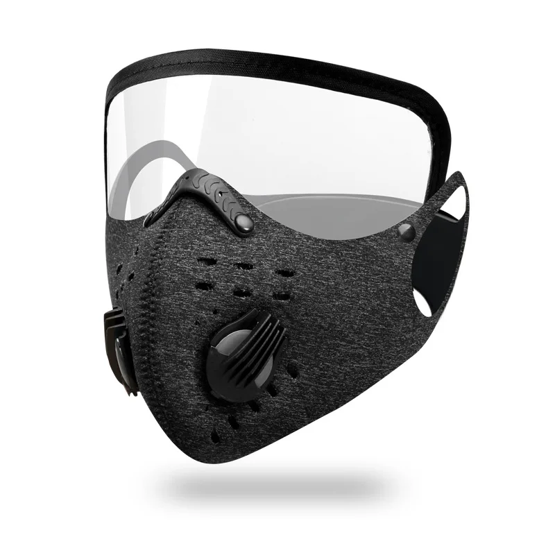 Dust Proof Cycling Face Cover Bike Riding Face Protection With Filter Activated Carbon