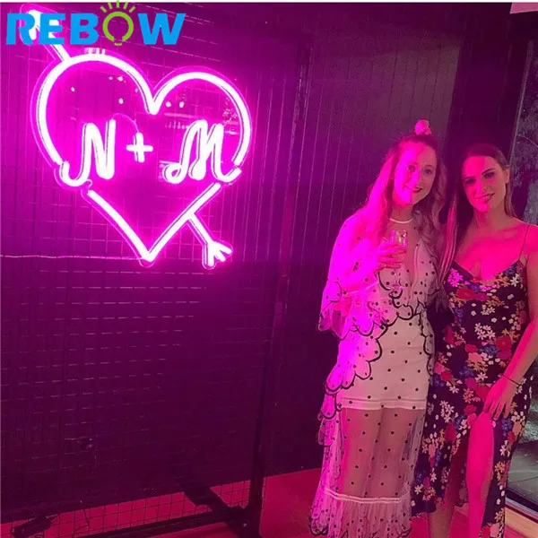 Rebow Factory Chinese Led Faux Custom Party Neon Sign For Sale