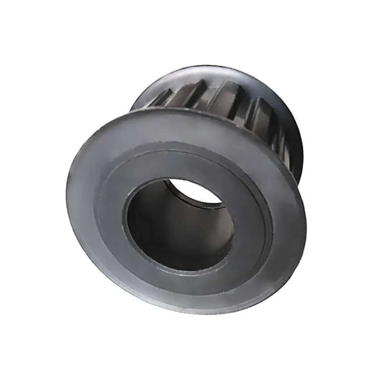 Powder Metallurgy Iron Alloy 15 Teeth Round Hole Timing Belt Pulley For Textile Manufacturing Machine