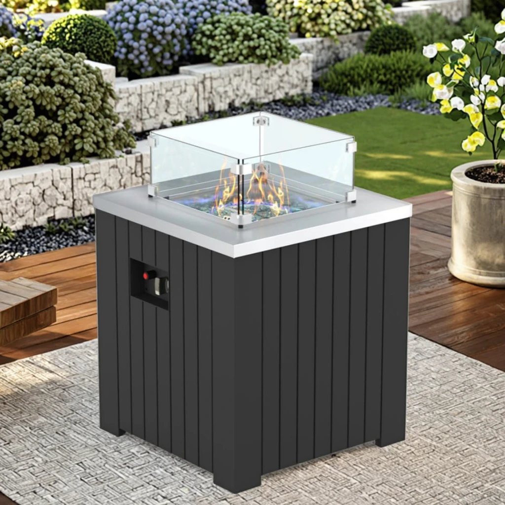 21-Inch Square Indoor Fireplace and Fire Pit Durable and Stylish Product