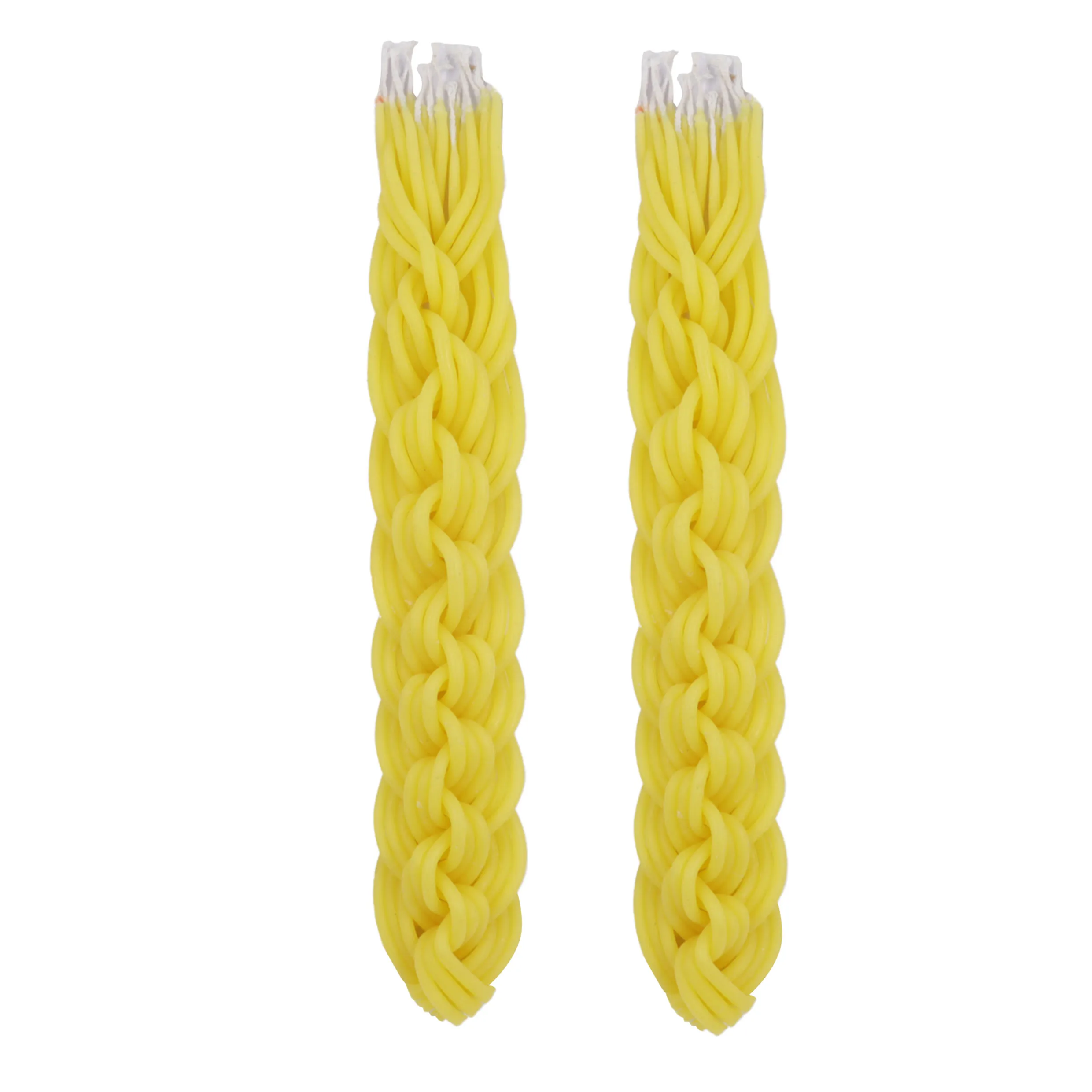 2021 china suppliers sells 100% beeswax havdalah braid candle with attractive price