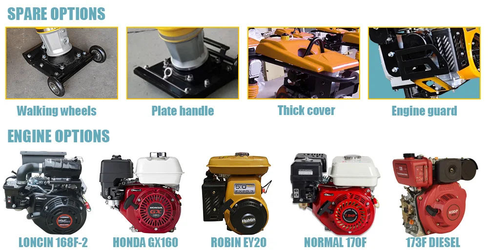 HCR110 High Quality Compactor Tamping Rammer Machine