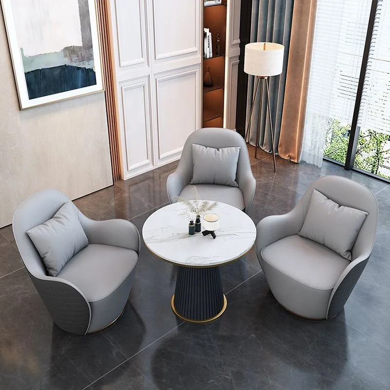 Modern Style Leather Arm Chair Upholstered Club Chairs Single Sofa Chair for Living Room, Bedroom, Waiting Room Chairs