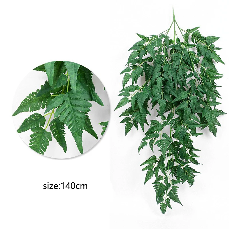 persian grass bamboo leave plastic plants artificial fern leaves fakes wedding indoor outdoor garden office table decoration