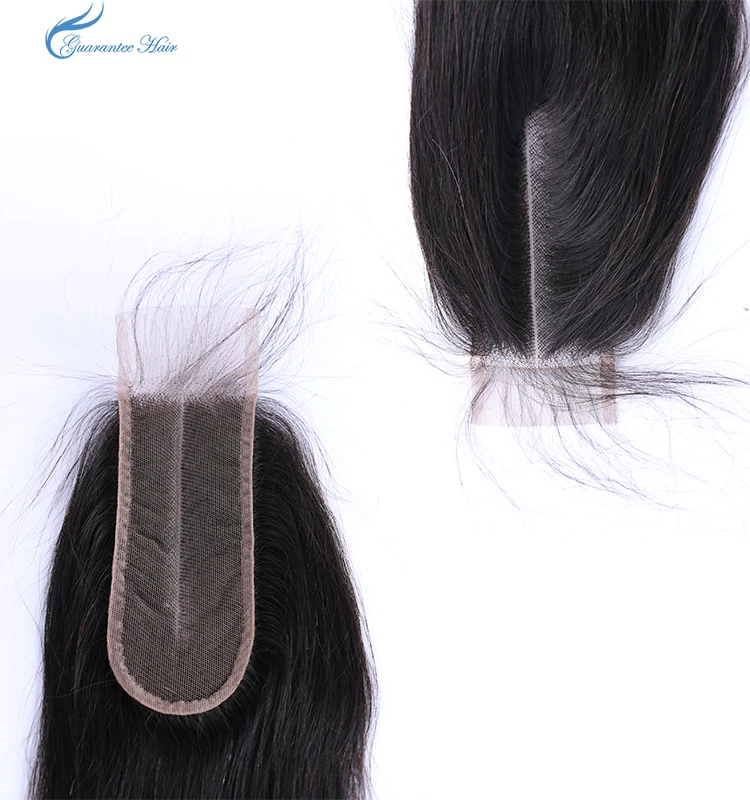 kim closure from 10inch to 20inch factory price human Guaranteehair 2*6  middle part straight  lace closure factory price
