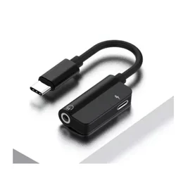 3.5mm Jack Type-C Converter Earphone Audio Cable USB C to 3.5mm AUX Headphones Adapter For Huawei