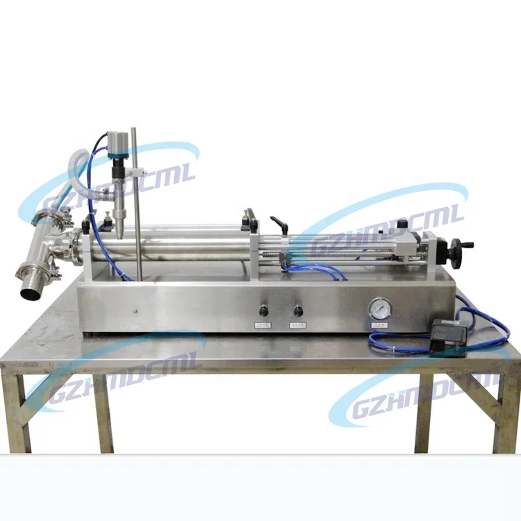 semi auto single head self suck piston filler