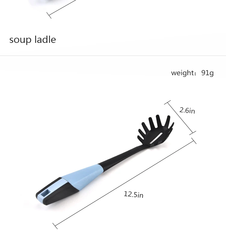 Nylon kitchen utensils and appliances and woolly security high-temperature titanium spoon spatula kitchen suits