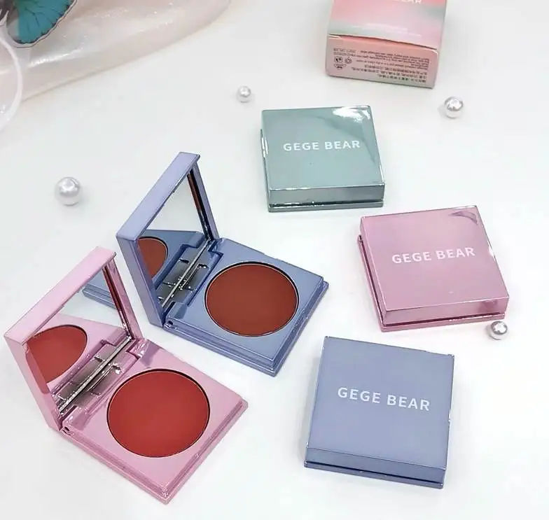 Wholesale high quality lip and cheek Blush Mud Velvet Super Matte Blush Cream Waterproof Moisten Smooth Makeup Blush palette