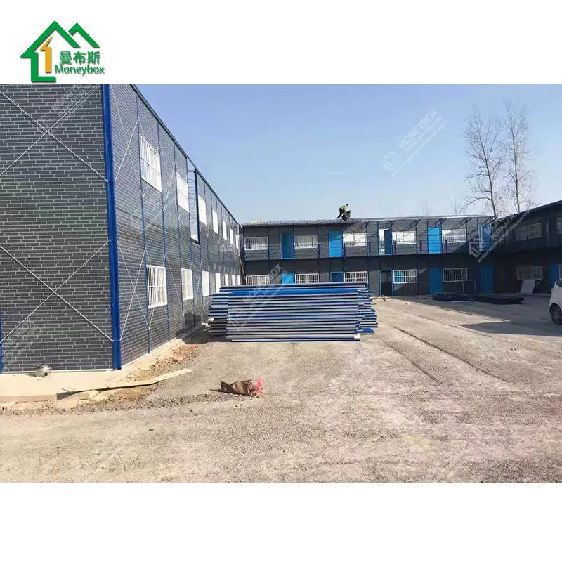 Quality Guarantee 1-3 Floors Homes Temporary Hostel Prefab Sandwich Panel Steel Frame K-Type Prefabricated Houses